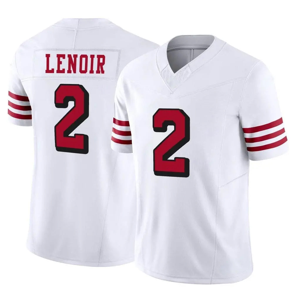 Tuec SF.49ers #2 Deommodore Lenoir Player White Limited Alternate Vapor F.U.S.E. Home Game Stitched Jerseys
