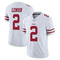 Tuec SF.49ers #2 Deommodore Lenoir Player White Limited Vapor Untouchable Home Game Stitched Jerseys
