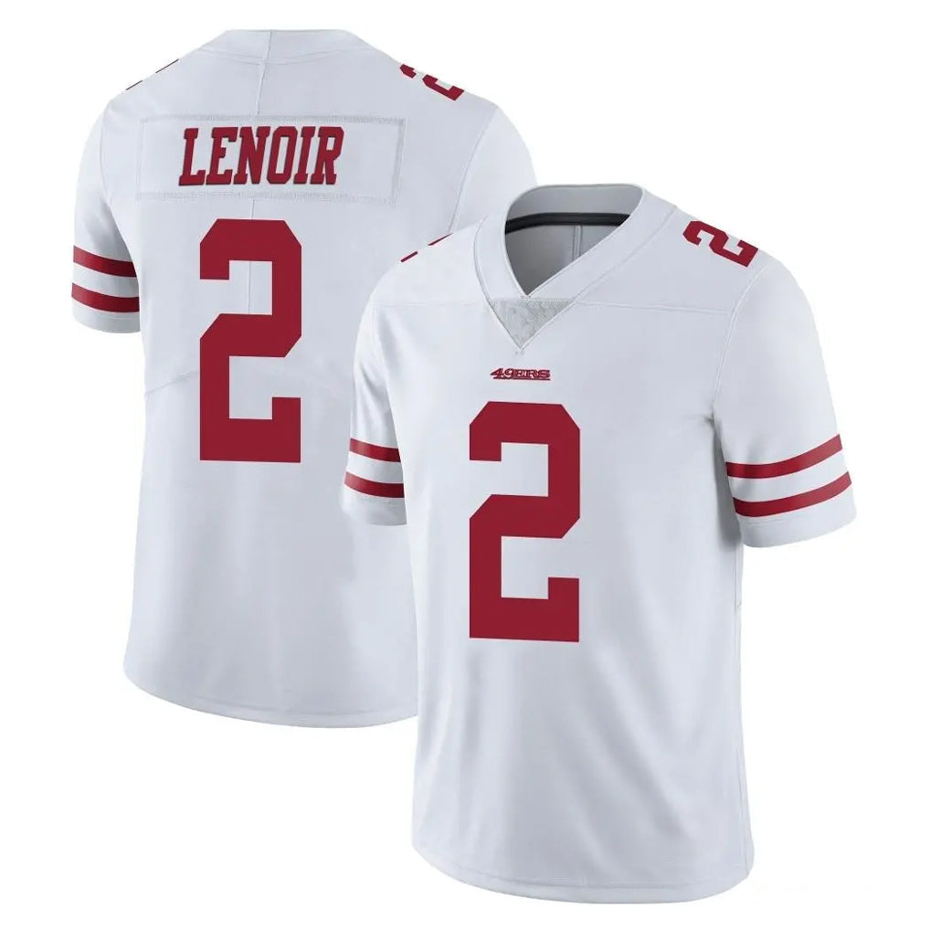 Tuec SF.49ers #2 Deommodore Lenoir Player White Limited Vapor Untouchable Home Game Stitched Jerseys