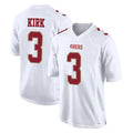 Tuec SF.49ers #3 Christian Kirk Player White Fashion Home Game Stitched Jerseys