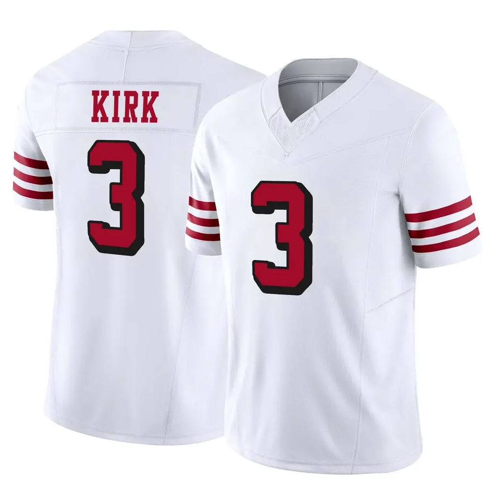 Tuec SF.49ers #3 Christian Kirk Player White Limited Alternate Vapor F.U.S.E. Home Game Stitched Jerseys