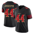 Tuec SF.49ers #44 Kyle Juszczyk Player Black Limited Rivalries Collection Home Game Stitched Jerseys