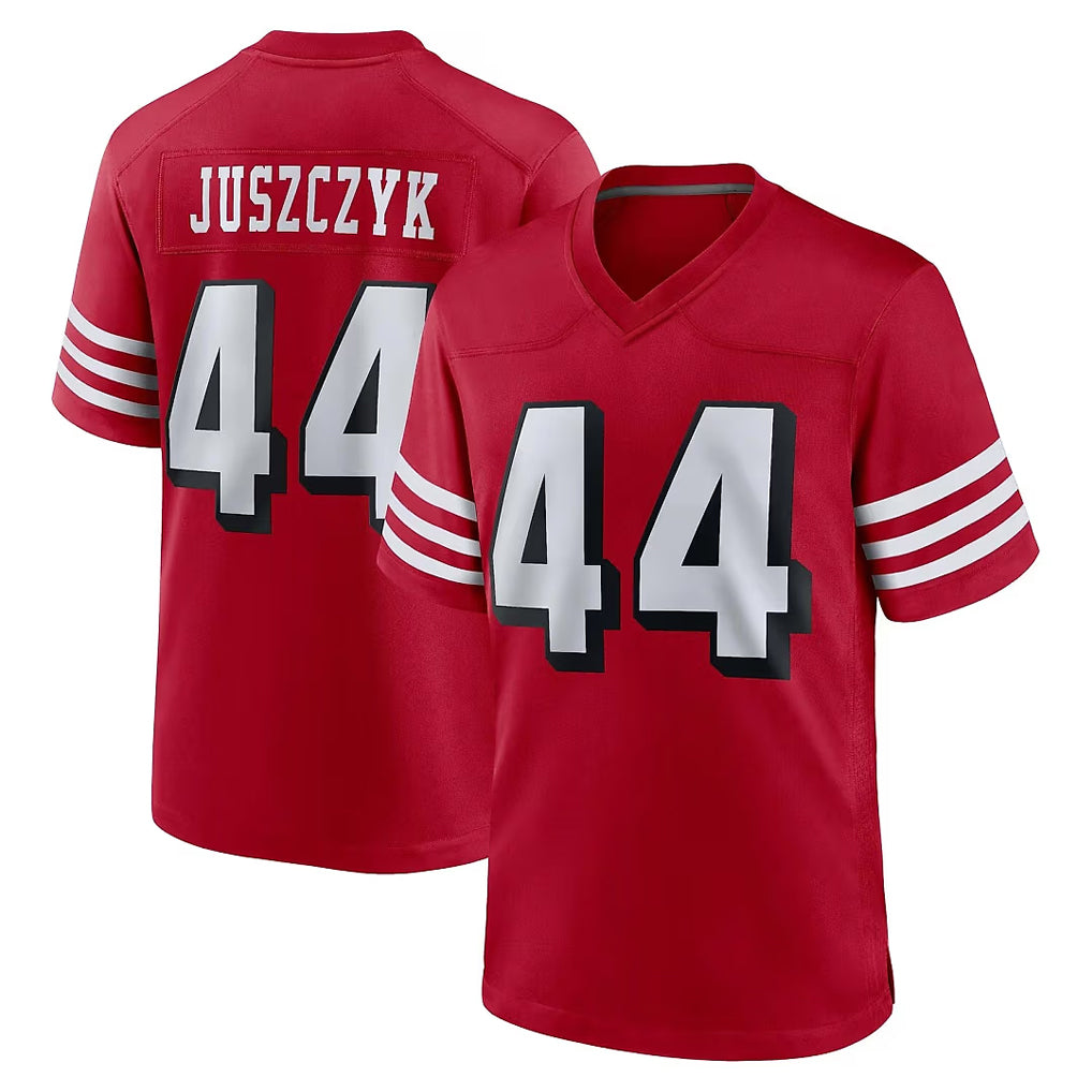 Tuec SF.49ers #44 Kyle Juszczyk Player Red Limited Alternate Home Game Stitched Jerseys