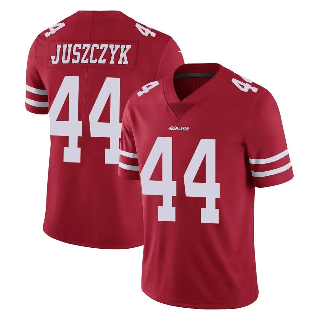 Tuec SF.49ers #44 Kyle Juszczyk Player Red Limited Vapor Untouchable Home Game Stitched Jerseys