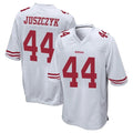 Tuec SF.49ers #44 Kyle Juszczyk Player White Home Game Stitched Jerseys