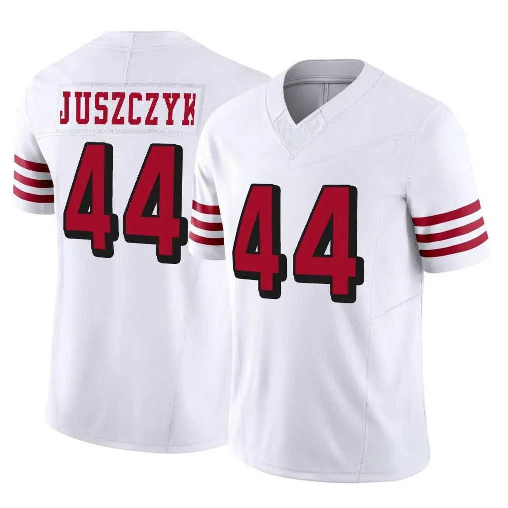 Tuec SF.49ers #44 Kyle Juszczyk Player White Limited Alternate Vapor F.U.S.E. Home Game Stitched Jerseys