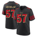 Tuec SF.49ers #57 Dre Greenlaw Player Black Rivalries Collection Home Game Stitched Jerseys