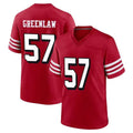 Tuec SF.49ers #57 Dre Greenlaw Player Red Limited Alternate Home Game Stitched Jerseys