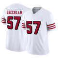 Tuec SF.49ers #57 Dre Greenlaw Player White Limited Alternate Vapor F.U.S.E. Home Game Stitched Jerseys