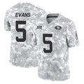 Tuec SF.49ers #5 Mike Evans Player Arctic Camo Limited Salute To Service Home Game Stitched Jerseys