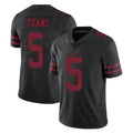 Tuec SF.49ers #5 Mike Evans Player Black Alternate Limited Vapor Untouchable Home Game Stitched Jerseys