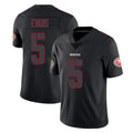 Tuec SF.49ers #5 Mike Evans Player Black Impact Limited Home Game Stitched Jerseys