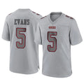 Tuec SF.49ers #5 Mike Evans Player Gray Atmosphere Fashion Home Game Stitched Jerseys