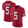 Tuec SF.49ers #5 Mike Evans Player Red Limited Vapor Untouchable Home Game Stitched Jerseys
