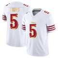 Tuec SF.49ers #5 Mike Evans Player White 2025 Rivalries Collection Game Limited Stitched Jerseys