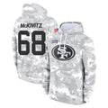 Tuec SF.49ers #68 Colton McKivitz Player Arctic Camo Limited Salute to Service Pullover Hoodies Game Stitched Jerseys