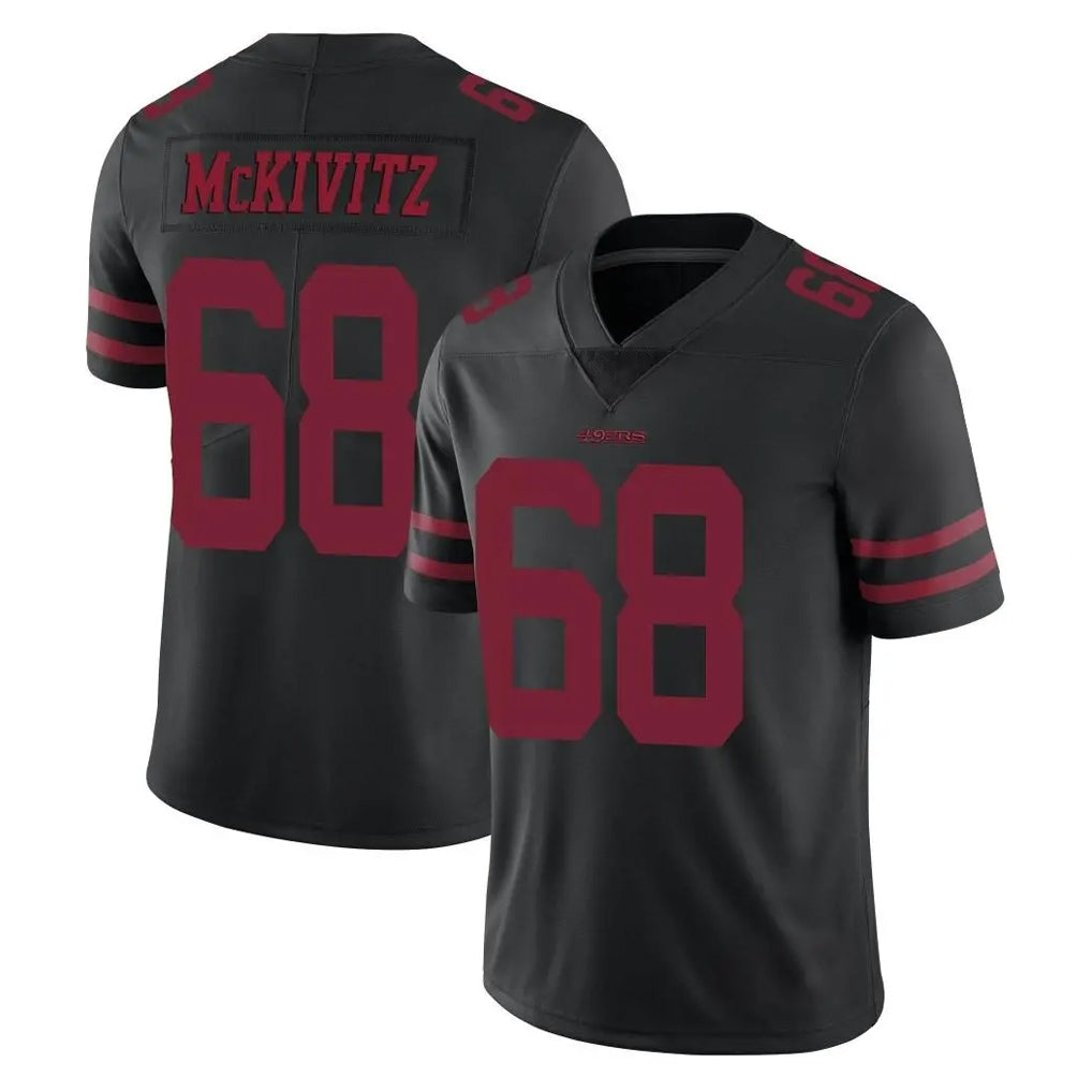Tuec SF.49ers #68 Colton McKivitz Player Black Alternate Limited Vapor Untouchable Home Game Stitched Jerseys