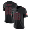Tuec SF.49ers #68 Colton McKivitz Player Black Impact Limited Home Game Stitched Jerseys