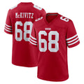 Tuec SF.49ers #68 Colton McKivitz Player Red Game Home Stitched Jerseys