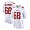 Tuec SF.49ers #68 Colton McKivitz Player White Fashion Home Game Stitched Jerseys
