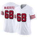 Tuec SF.49ers #68 Colton McKivitz Player White Limited Alternate Vapor F.U.S.E. Home Game Stitched Jerseys