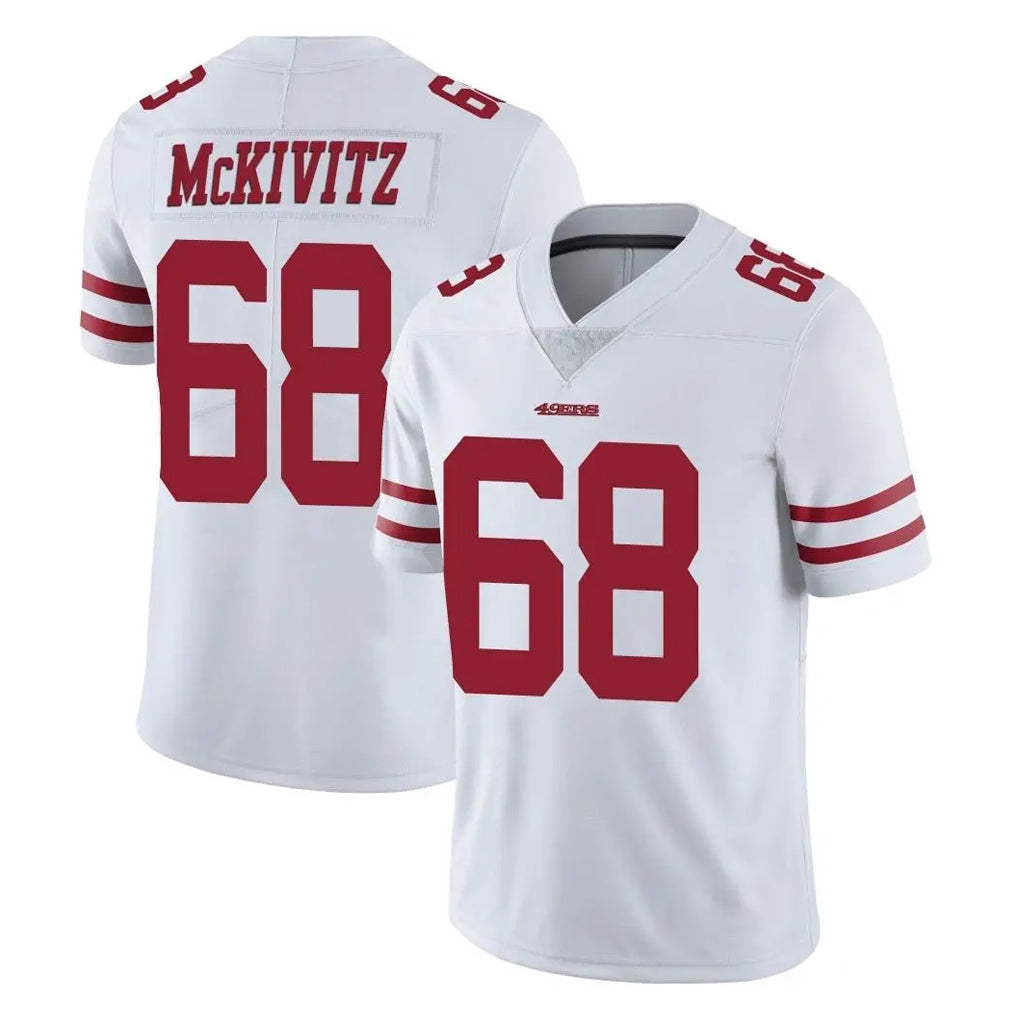 Tuec SF.49ers #68 Colton McKivitz Player White Limited Vapor Untouchable Home Game Stitched Jerseys