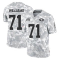 Tuec SF.49ers #71 Trent Williams Player Arctic Camo Limited Salute To Service Home Game Stitched Jerseys