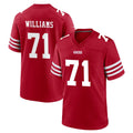 Tuec SF.49ers #71 Trent Williams Player Red Game Home Stitched Jerseys