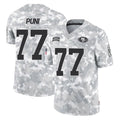 Tuec SF.49ers #77 Dominick Puni Player Arctic Camo Limited Salute To Service Home Game Stitched Jerseys