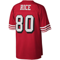 Tuec SF.49ers #80 Jerry Rice Mitchell & Ness Scarlet Legacy Replica Jersey Stitched Puhic