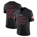 Tuec SF.49ers #85 George Kittle Player Black Impact Limited Home Game Stitched Jerseys