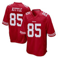 Tuec SF.49ers #85 George Kittle Player Red Home Game Stitched Jerseys