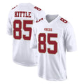 Tuec SF.49ers #85 George Kittle Player White Fashion Home Game Stitched Jerseys