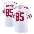 Tuec SF.49ers #85 George Kittle Player White Game Home Stitched Jerseys