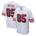 Tuec SF.49ers #85 George Kittle Player White Limited Home Game Stitched Jerseys