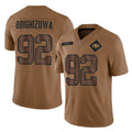 Tuec SF.49ers #92 Osa Odighizuwa Player Brown Limited Salute To Service Home Game Stitched Jerseys