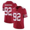 Tuec SF.49ers #92 Osa Odighizuwa Player Red Limited Vapor Untouchable Home Game Stitched Jerseys