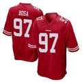 Tuec SF.49ers #97 Nick Bosa Player Red Home Game Stitched Jerseys