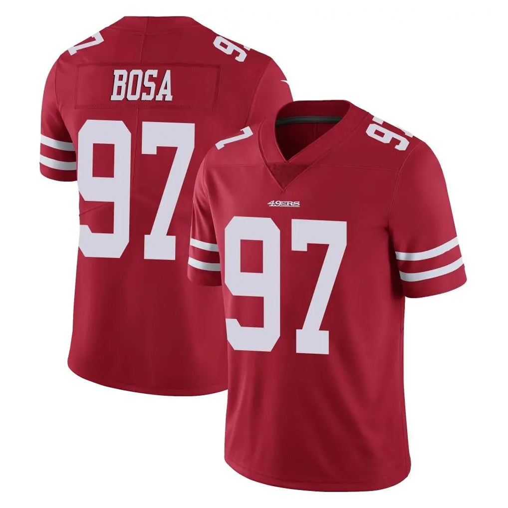Tuec SF.49ers #97 Nick Bosa Player Red Limited Vapor Untouchable Home Game Stitched Jerseys