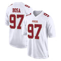 Tuec SF.49ers #97 Nick Bosa Player White Fashion Home Game Stitched Jerseys