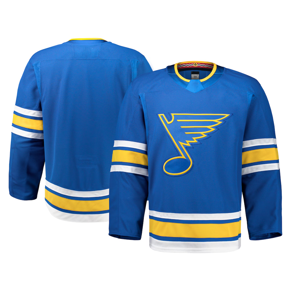Tuec St.L.Blues Blue Home Authentic Pro Jerseys