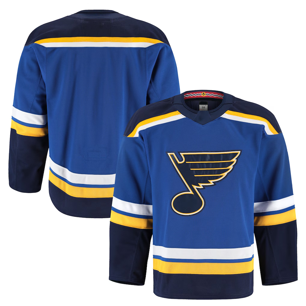 Tuec St.L.Blues Blue Home Authentic Pro Jerseys
