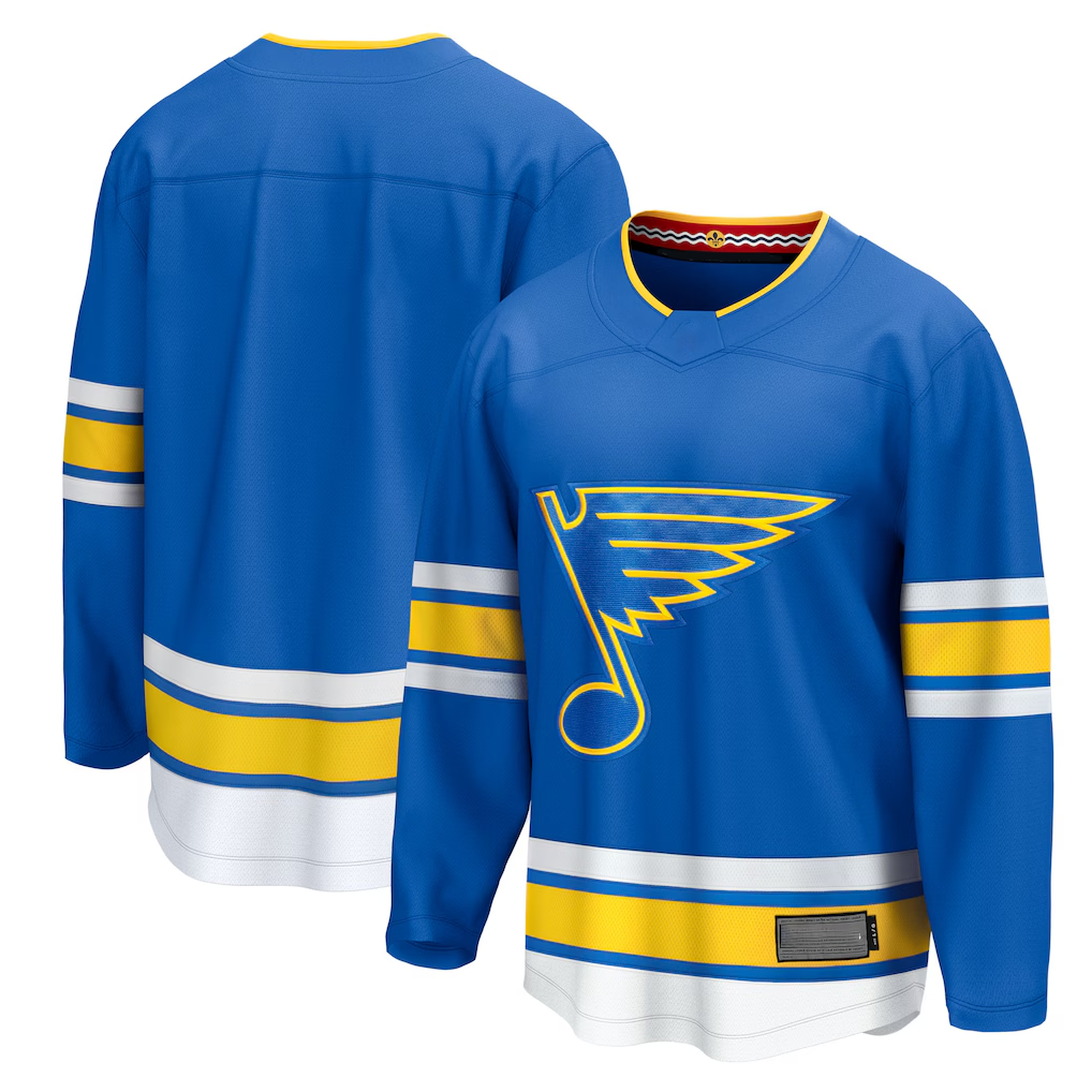 Tuec St.L.Blues Blue Home Breakaway Jerseys