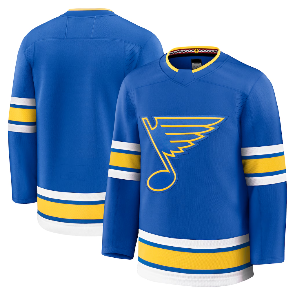 Tuec St.L.Blues Blue Home Premium Jerseys