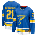 Tuec St.L.Blues #21 Blues Jimmy Snuggerud Blue Home Breakaway Jerseys