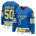 Tuec St.L.Blues #50 Jordan Binnington Blue Home Breakaway Jerseys