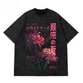 Cheap T-shirt Jerseys Grunge Flower Japanese Spider Lily Washed  New Arrival Mens Clothes Tee Shirt Graphic T-Shirts Men Tshirt for Men Ropa Hombre