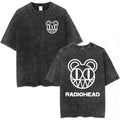 Cheap T-shirt Jerseys Radiohead Rock Band Washed Cotton T Shirt Men Women Hip Hop Music Tee Fashion Short Sleeve Tshirt Summer Oversized T-shirts Tops