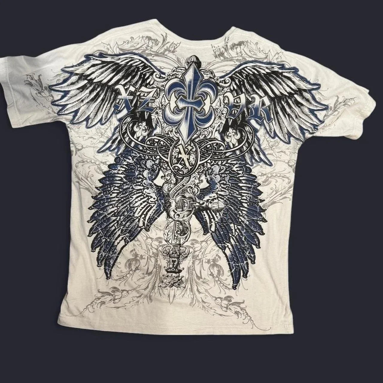 Cheap T-shirt Jerseys Retro Xtreme Angel Wing Men Yellow Short Sleeves Harajuku High Street American Fashion T-shirt Man Women Summer Tops