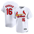 tuec St. Louis Cardinals #16 Nolan Gorman Player White Home Limited Stitched Jerseys